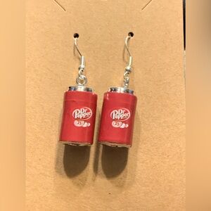 Dr Pepper Earrings NWT